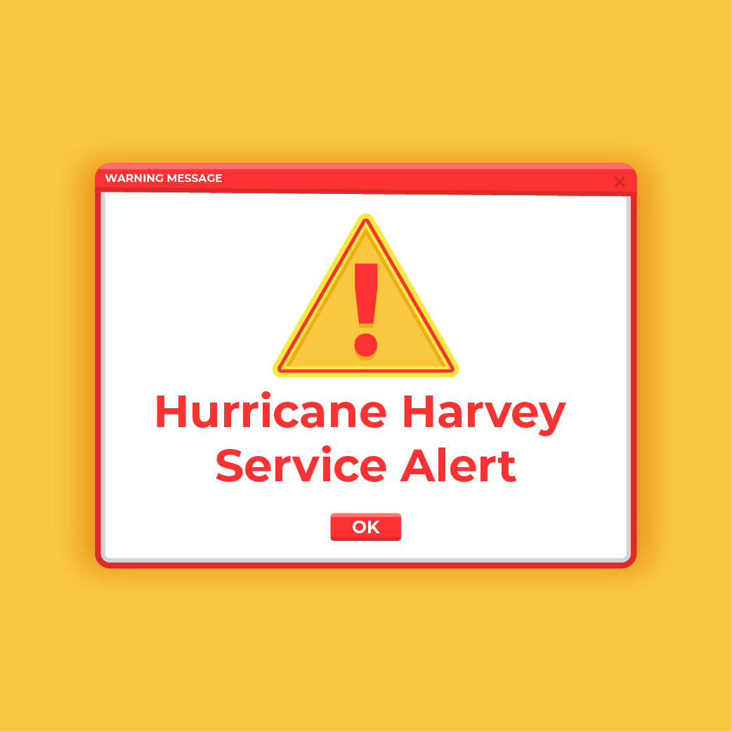 Hurricane Harvey Service Alert
