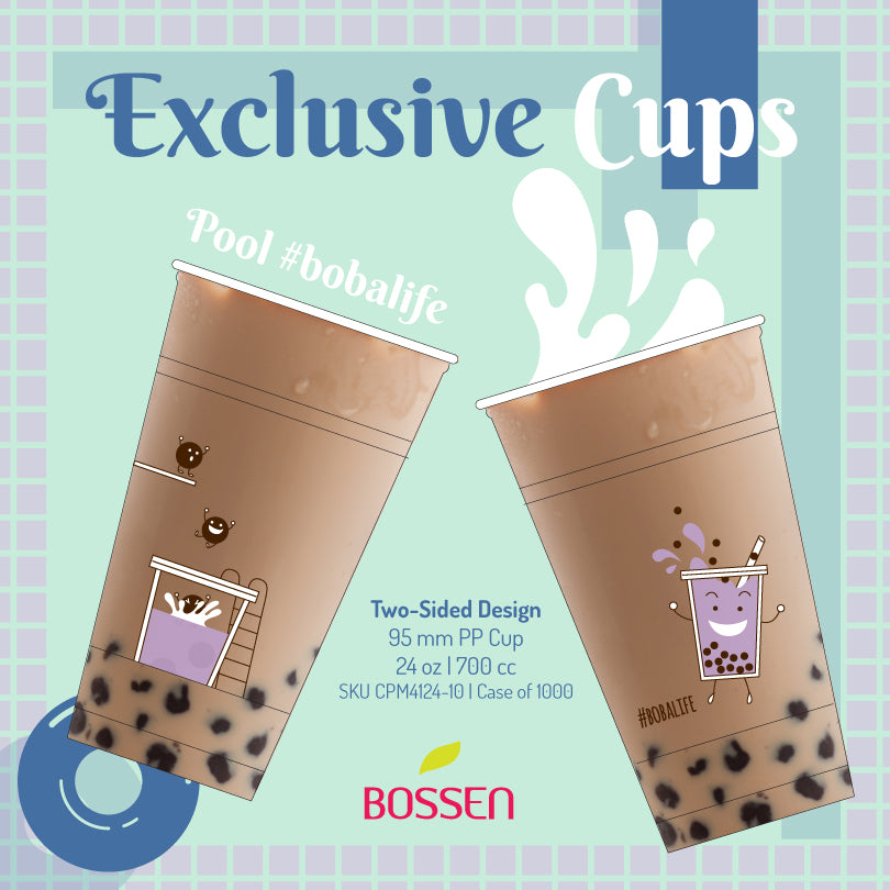 NEW Product: Custom Cups - #bobalife Pool Party and Boba Fun!