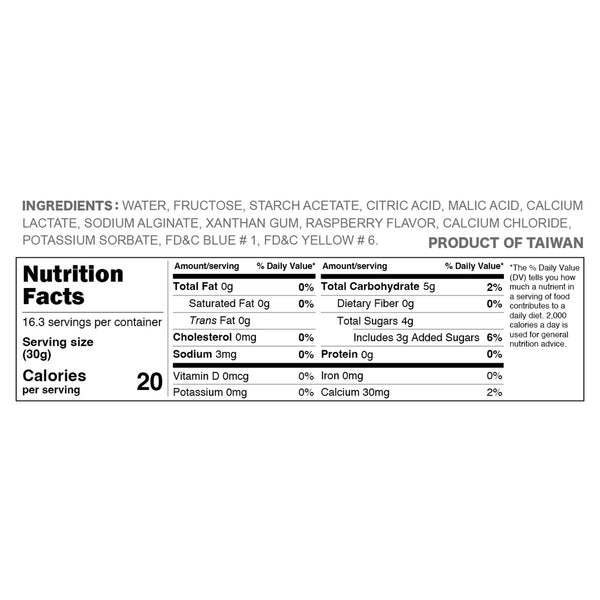 nutrition facts
