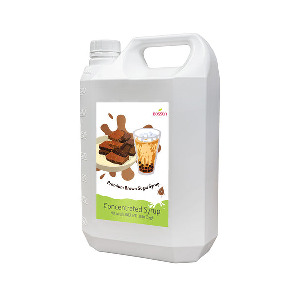 Premium Brown Sugar Syrup Bottle view 1