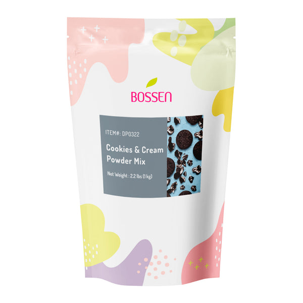 Cookies and Cream powder bag view 1