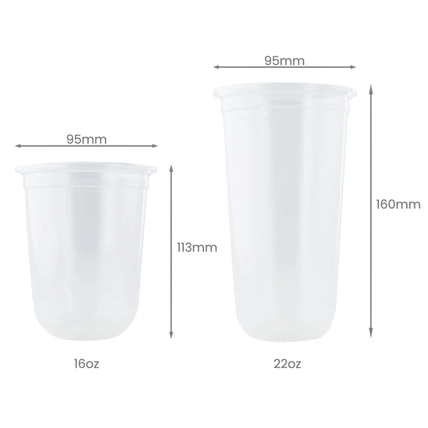 Q-CUP GOBELET PP 16OZ-500ML Ø95MM x50