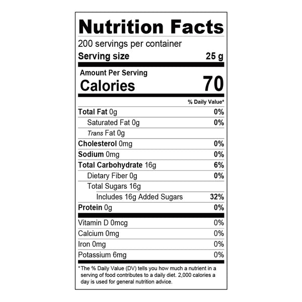 nutrition facts