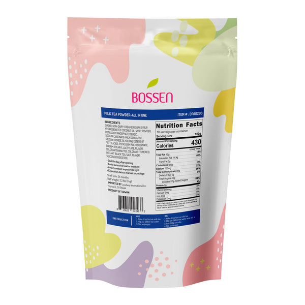 Milk Tea All In One Powder Back View view 2