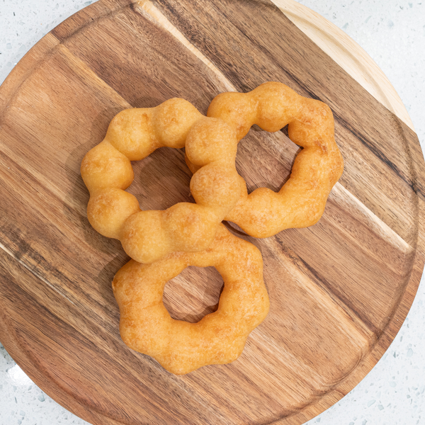 Millet Donuts placed on a tray view 3