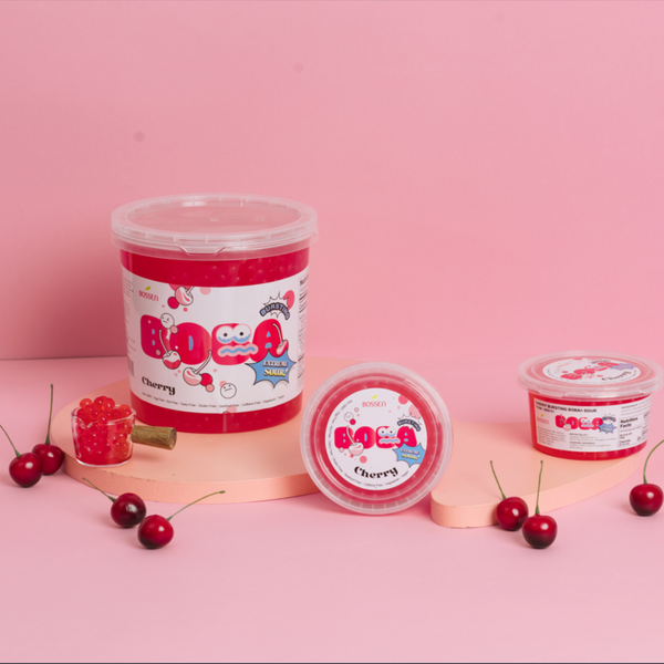 Cherry Sour Bursting Boba with Drink view 4