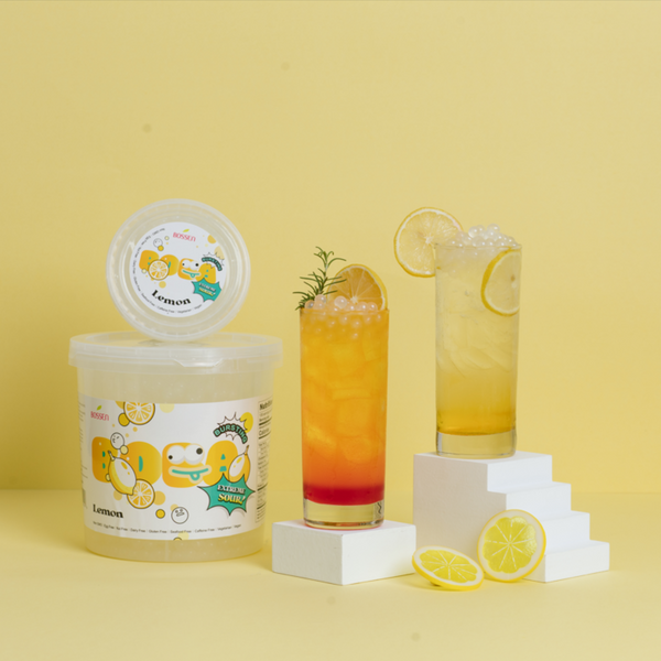 Lemon Sour Bursting Boba with Drink view 3