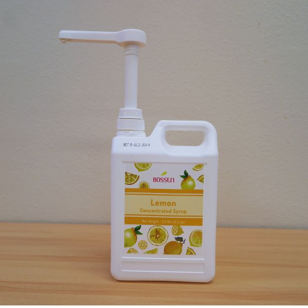 Syrup pump with bottle view 3