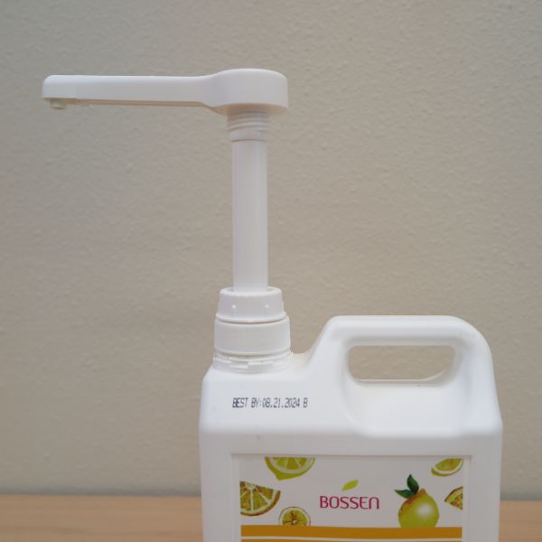 Syrup pump with bottle  view 4