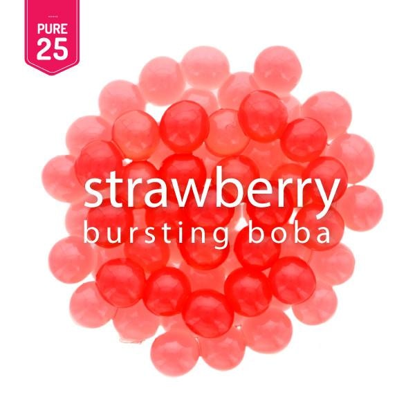 Strawberry Bursting Boba® Pure25 - BossenStore.com
 - 1 view 2