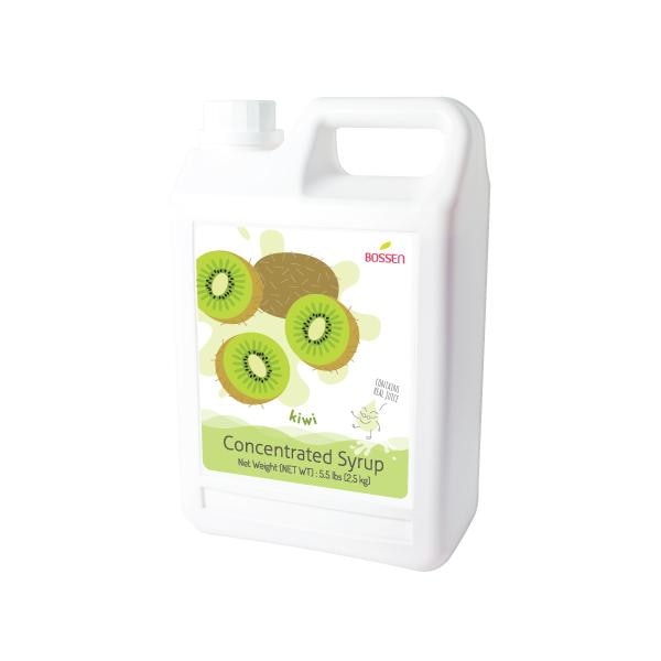 Kiwi Syrup Bottle older design view 2