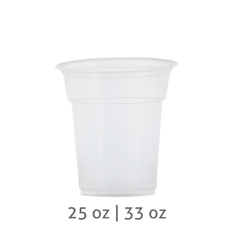 PP Plastic Jumbo Cups (120mm) - 25 oz / 33 oz