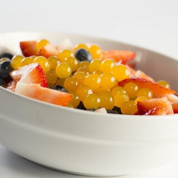 Mango Bursting Boba® Pure25 on fruit bowl - BossenStore.com  view 3