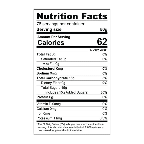 Coconut Jelly nutrition facts
