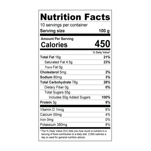 Lavender Powder Nutrition Facts