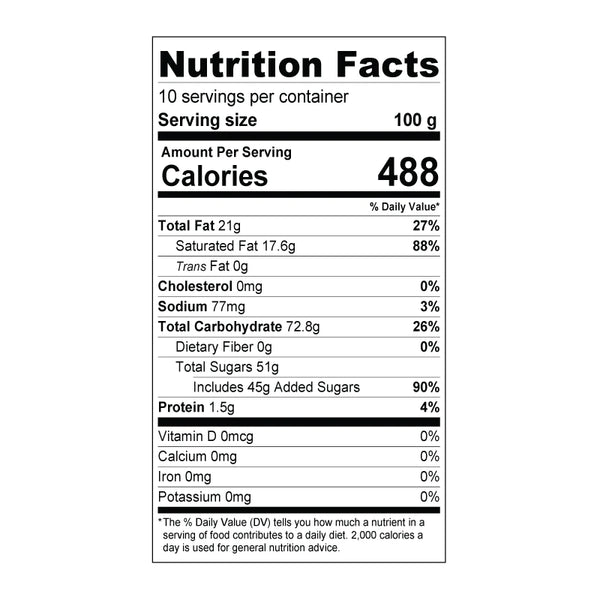 Coconut Powder Nutrition Facts