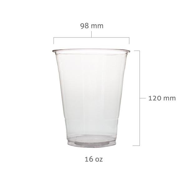 PET Plastic Cups (98mm) - BossenStore.com
 - 3 view 1