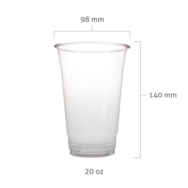 PET Plastic Cups (98mm) - BossenStore.com
 - 4 view 1