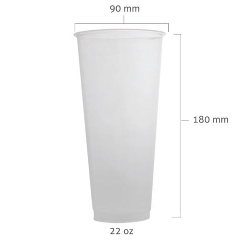 PP Plastic Cups (22 oz) (90mm) - BossenStore.com
 - 2