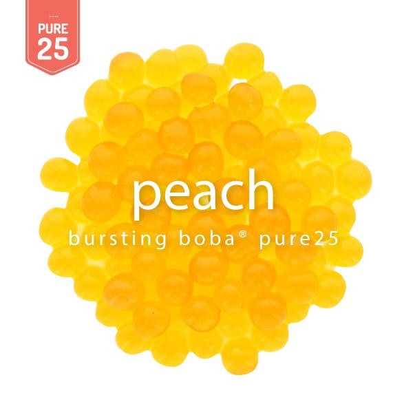Peach Bursting Boba® Pure25 Boba view 2