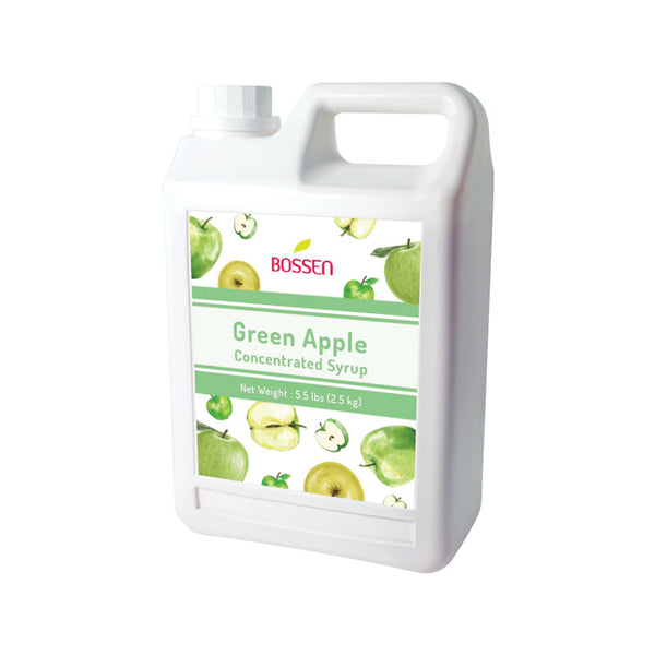 Green Apple Syrup bottle view 1