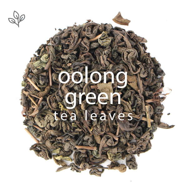 Oolong Green Tea Leaves view 3