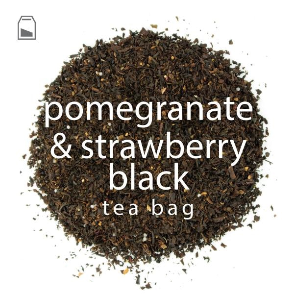 Pomegranate & Strawberry Black Tea Bag view 3