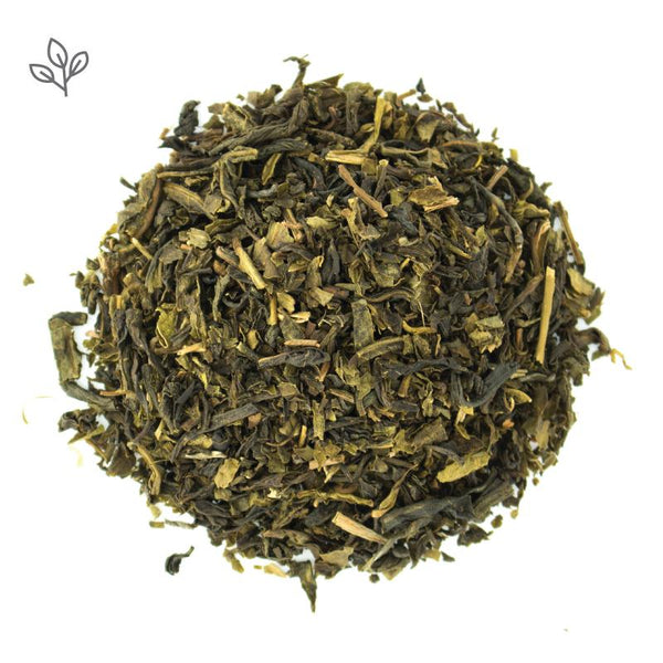 Jasmine Green Tea B3, Loose Leaf closeup view 1