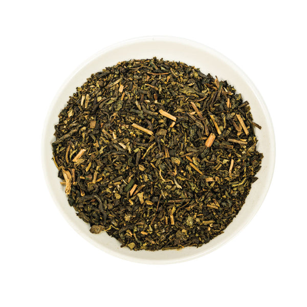 Bossen Thai green tea leaves view 4