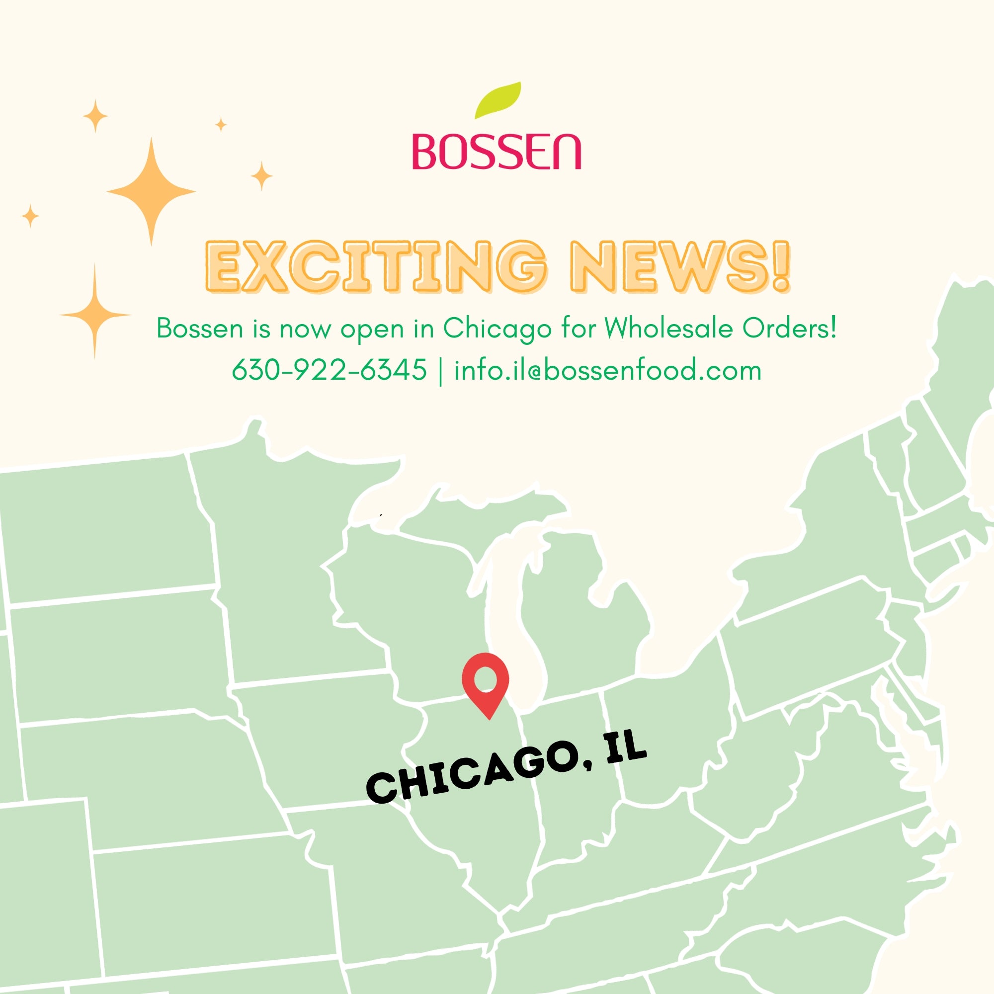 Exciting News: Bossen open new location in Chicago, IL