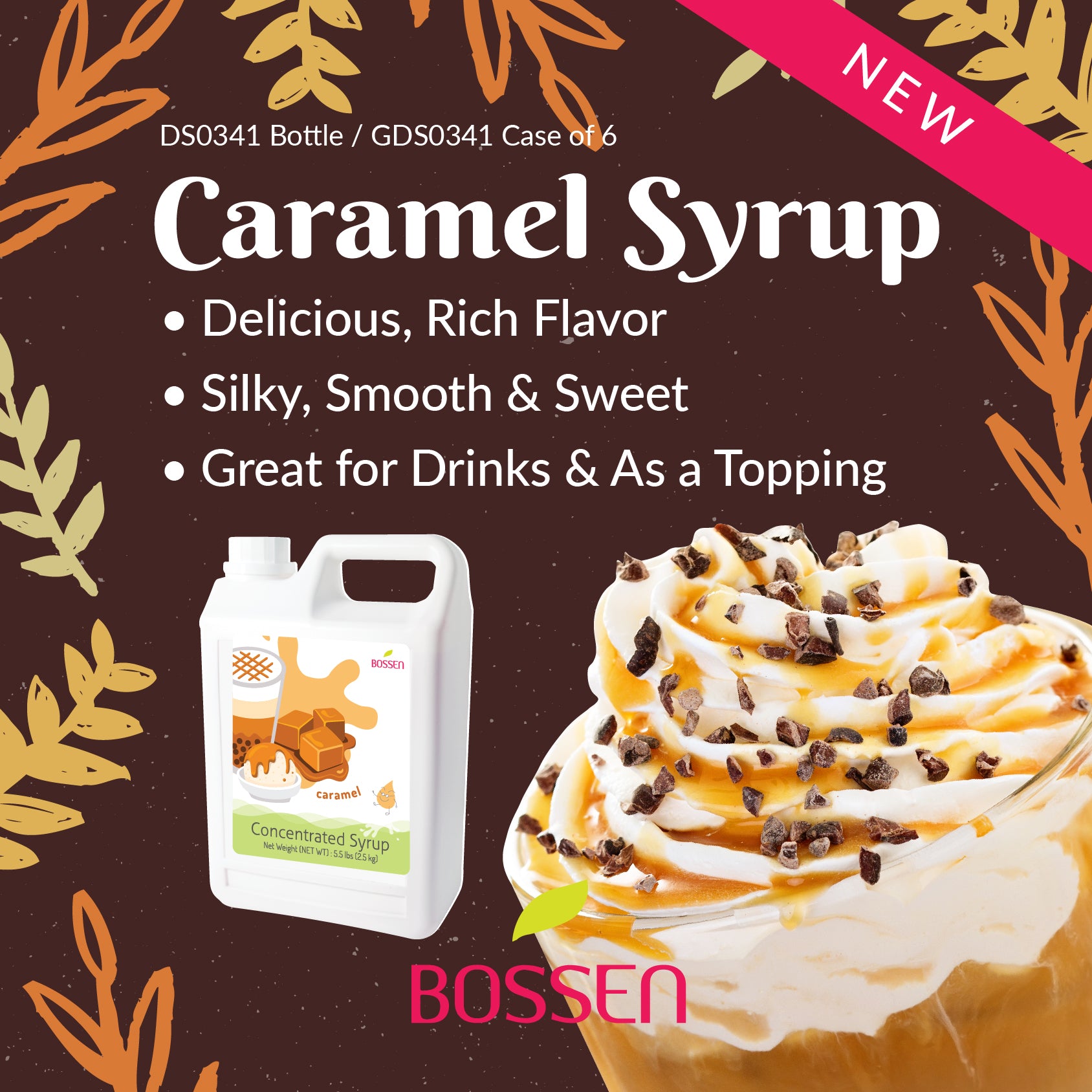 Boss Syrup NEW Product: Golden Cane Sugar Syrup β BossenStore.com