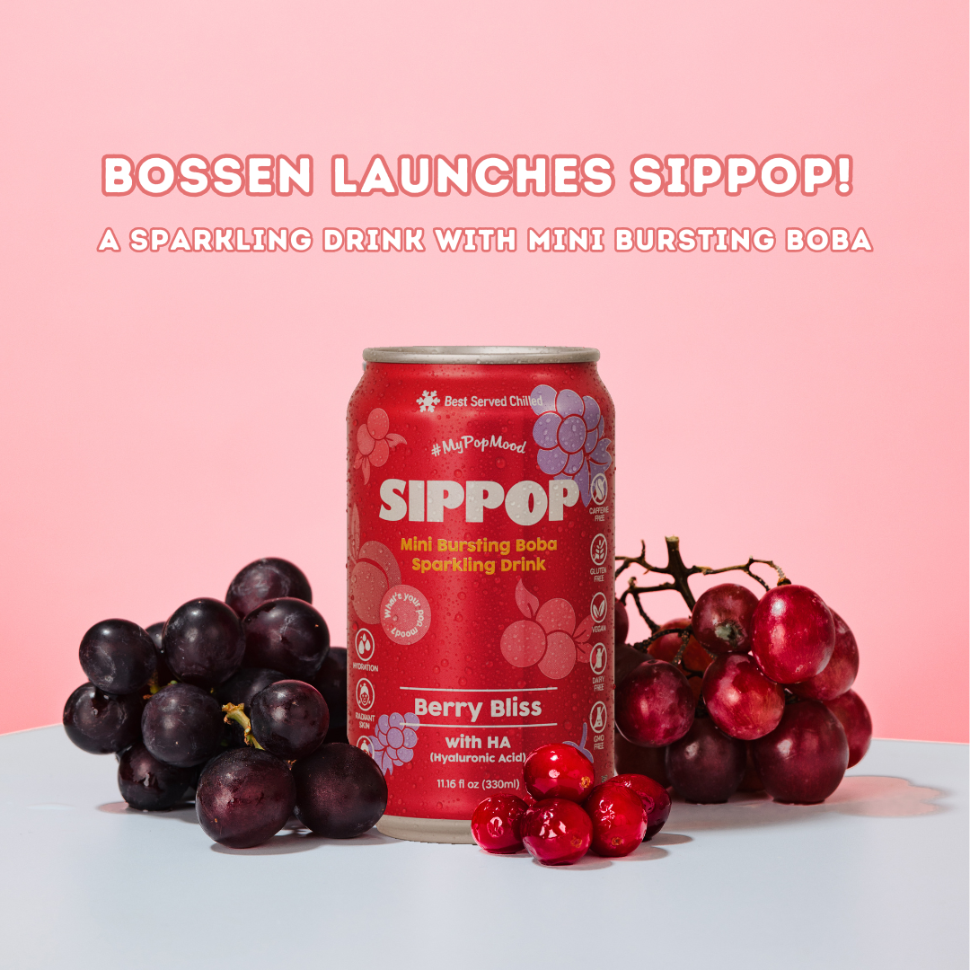 Bossen Launches Sippop - A Bubble Tea–Inspired Sparkling RTD with Bursting Boba® at Winter Fancy Faire 2026