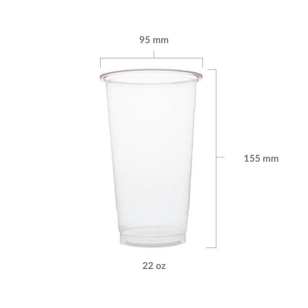 16 Oz White Disposable Plastic Cups