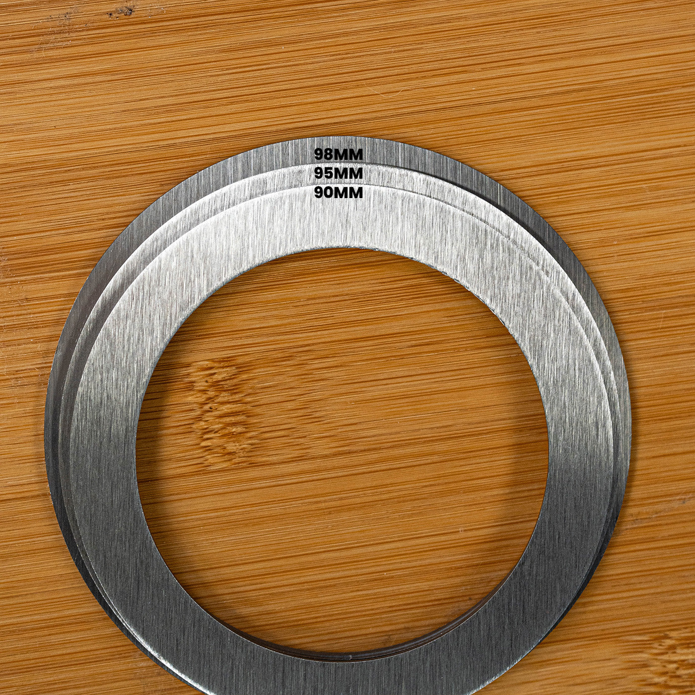 Stainless Steel Baking Ring with Heat Resistant Handles - 95mm ...