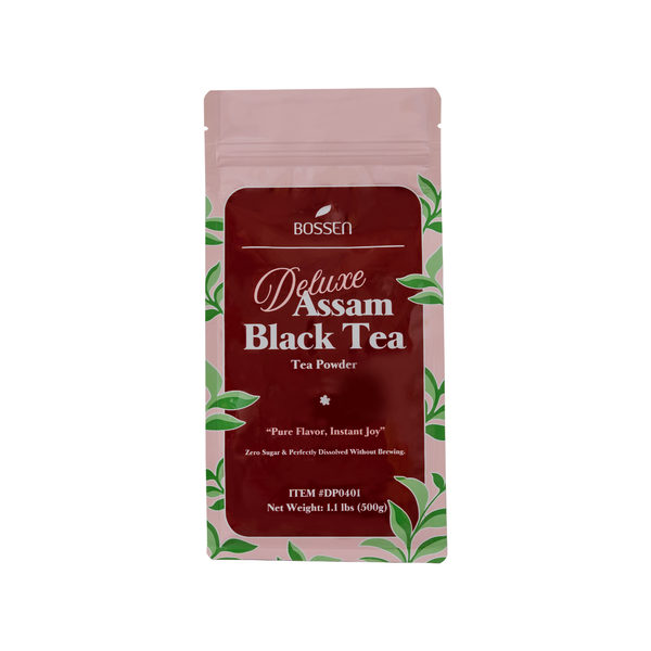 Bossen Deluxe Assam Black Tea package on a white background view 2