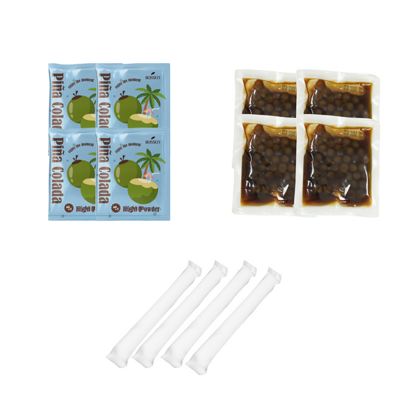 Boba Tea Kit - Pina Colada Flavor view 3