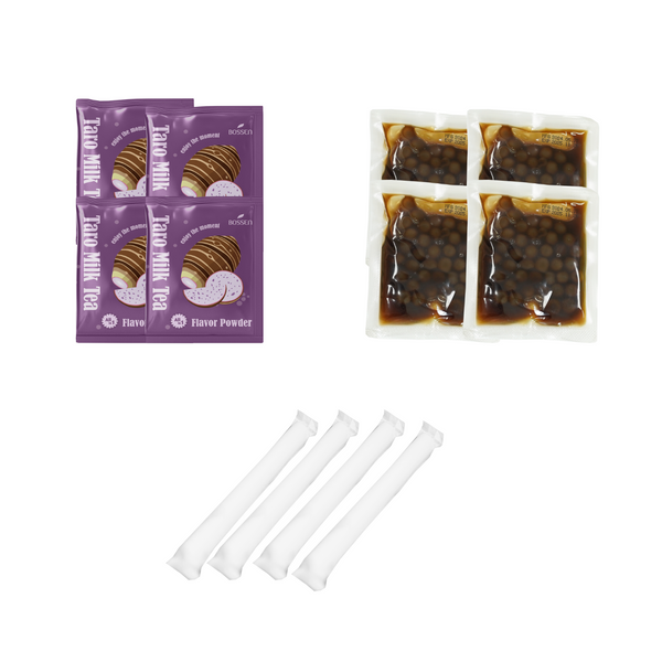 Boba Tea Kit - Taro Milk Tea view 3