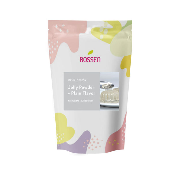 Jelly Powder -plain flavor bag set against a white background view 1