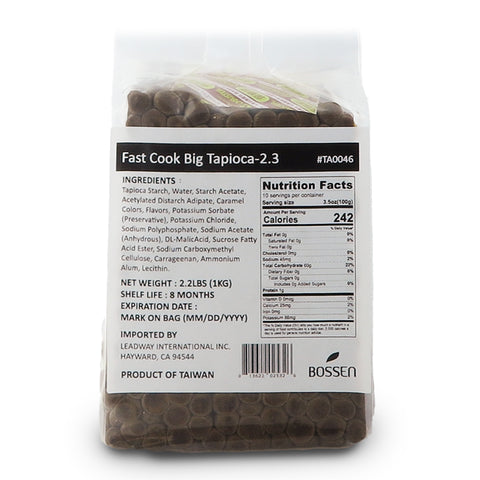 Tapioca Bags Bossen Tapioca Pearls Topping – BossenStore.com