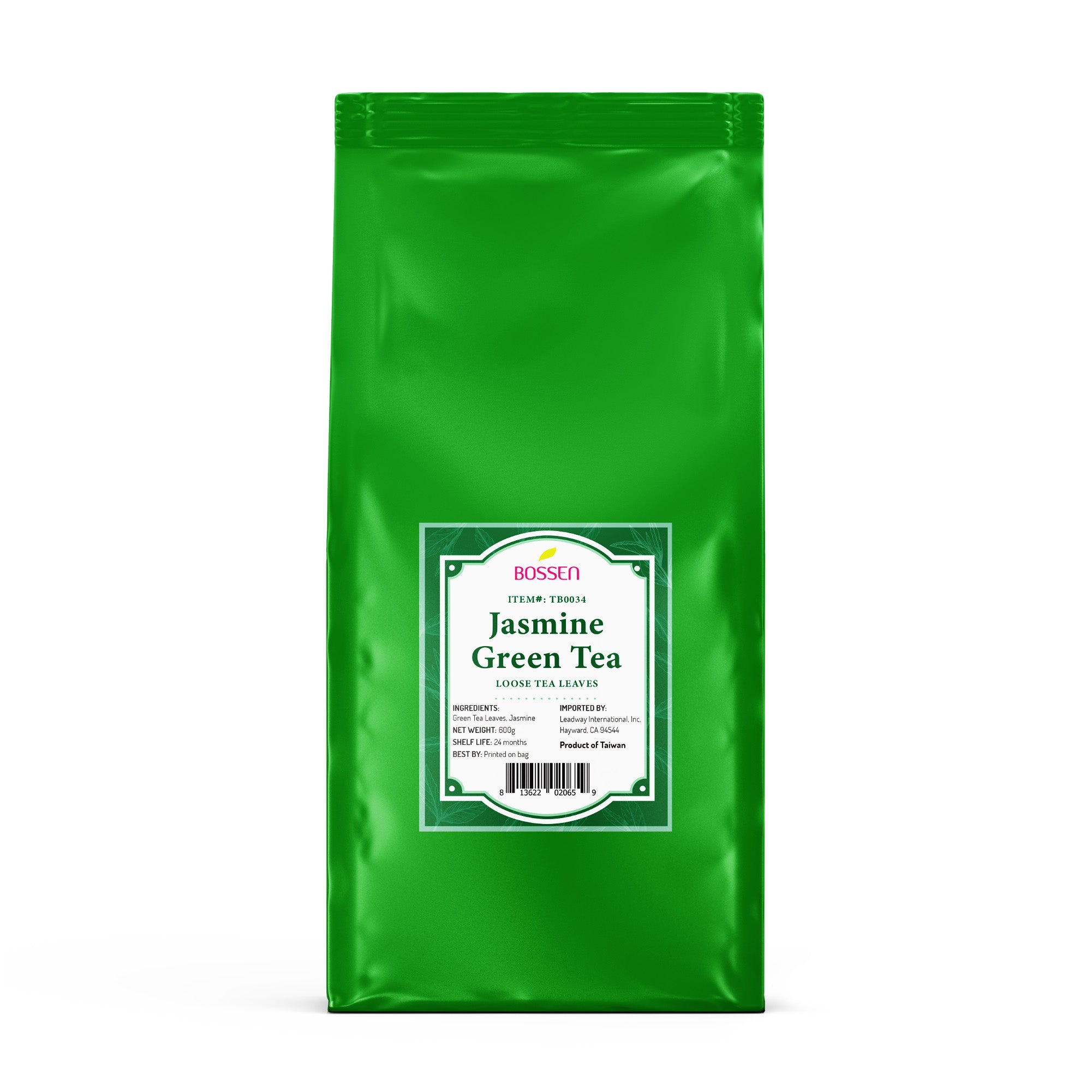 Jasmine Green Loose Tea Leaves, Premium for Bubble Tea drinks, Tea