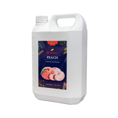 peach premium syrup