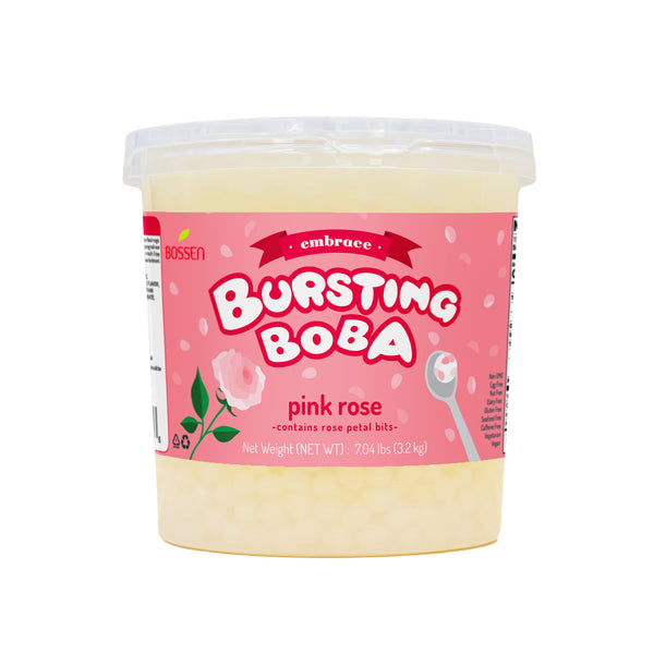 Pink Rose Bursting Boba® Embrace Boba - Bossen view 1