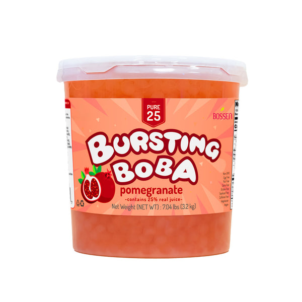 Bossen Pomegranate Bursting Boba package on a white background view 1