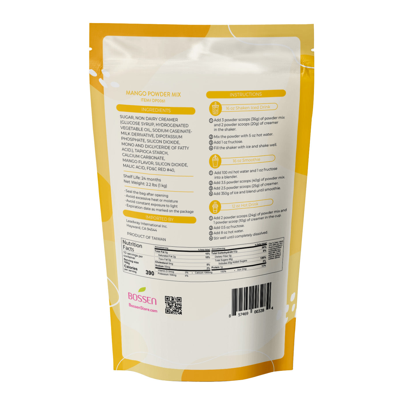 Mango Powder Mix Mango Powder Mix | Bubble Tea | Smoothie | Asian Sweets Supply ...
