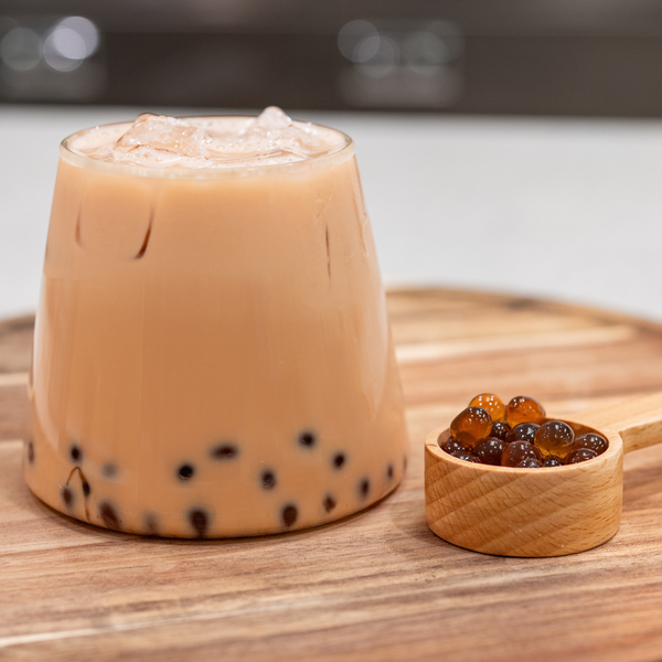 Coffee Bursting Boba in Milk Tea view 3