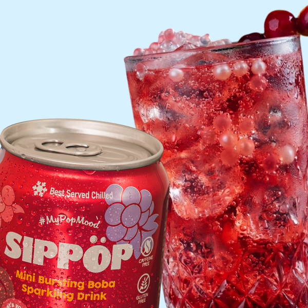 Sippop™ Berry Bliss - Sparkling Beverage with Bursting Boba view 3