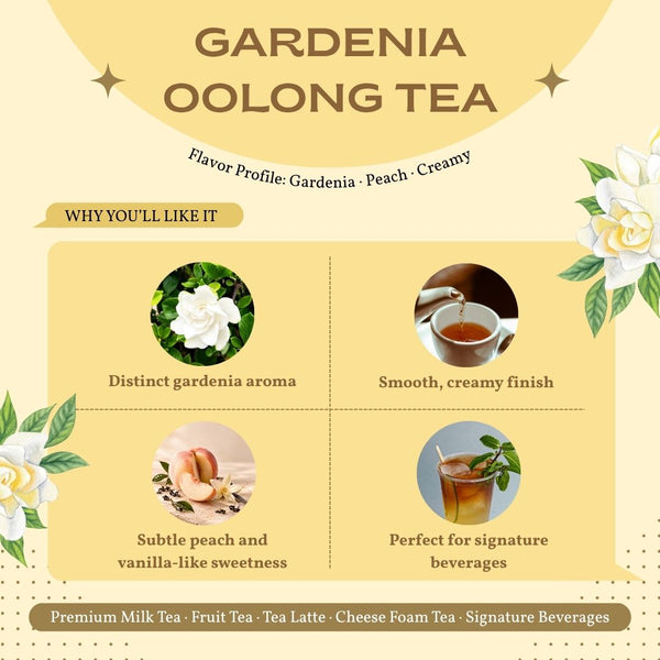 Gardenia Oolong Tea Features view 3
