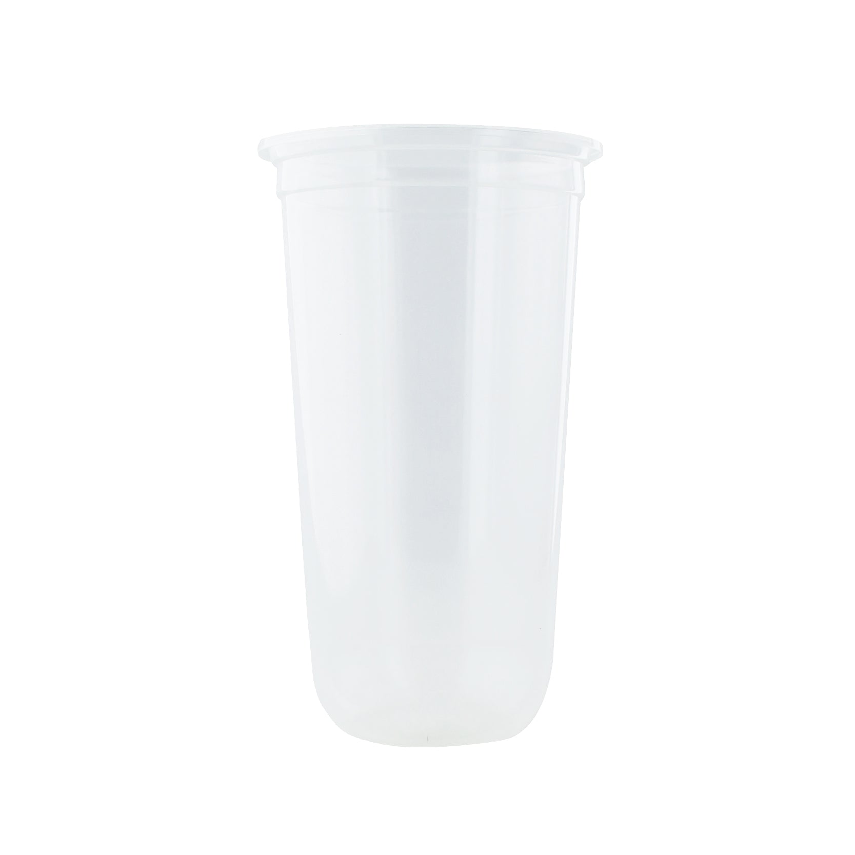 Clear Plastic Cups with Lids & Straws - 24 Pc.