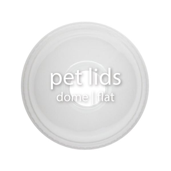 PET Cup Lids (Flat/Dome) (98mm) - BossenStore.com
 - 1 view 2