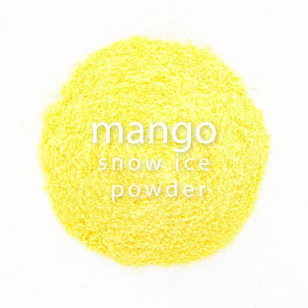 Mango Snow Ice Powder closeup view 2